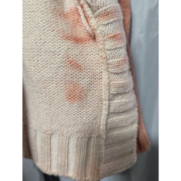 Maria Di Ripabianca Wool Cardigan Floral Sweater Bead Tie Front Women's 6 Italy - Picture 7 of 11